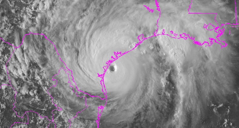 Hurricane Harvey Path